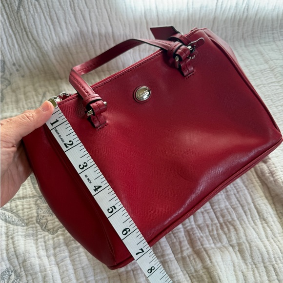 Coach Red Leather Mini Satchel – Classic Design - Picture 12 of 16